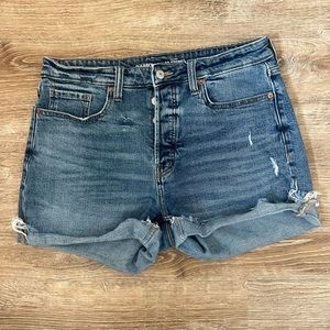 High Waisted Mom Denim Shorts